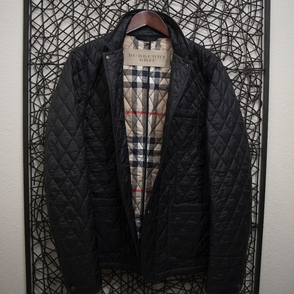 burberry quilted jacket medium